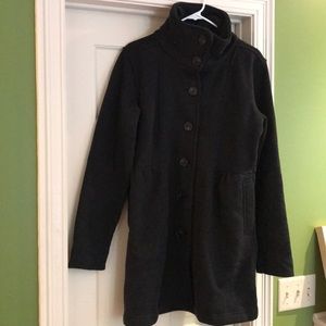 Pategonia better sweater charcoal gray jacket